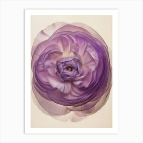 Purple Flw 1 Art Print