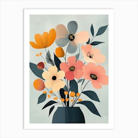 Flowers In A Vase 158 Art Print