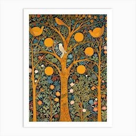 William Morris Tree Of Life 14 Art Print