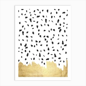 Golden spot Art Print