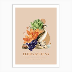 Flora & Fauna with Horned Gebe Art Print