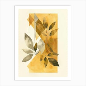 Abstract Leaves 2 Art Print