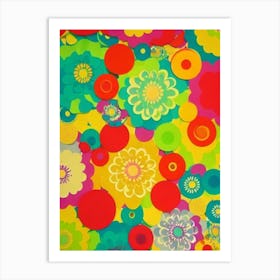 Abstract Retro 4  Art Print