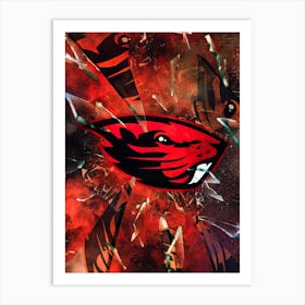 Oregon State Beavers 1 Art Print