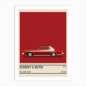 Starsky And Hutch Car Tv Series Art Print