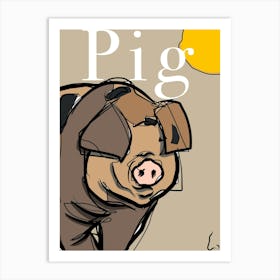 The Pig Art Print