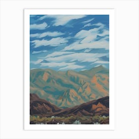 West Texas Mountains Art Print