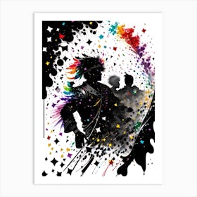 Splatter Painting 6 Art Print