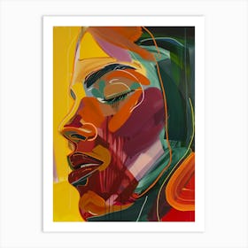 'The Face Of A Woman' 4 Art Print