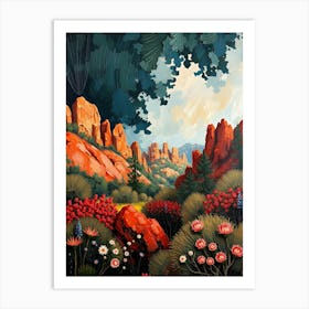 Sedona Landscape Art Print