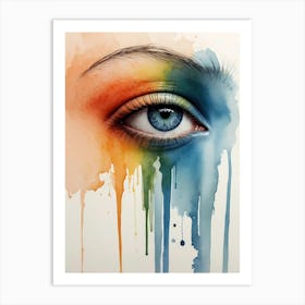 Eye Of The Rainbow Art Print