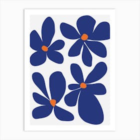 Crazy Flowers Art Print