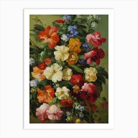 Hibiscus Painting 3 Flower Art Print
