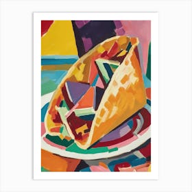 Taco Painting Art Print