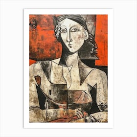 Portrait Of A Woman 1 Art Print