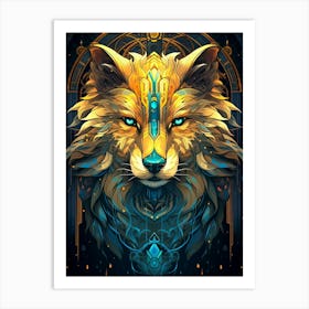 Wolf Native 1 Art Print