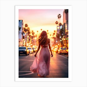 Hollywood Los Angeles Art Print