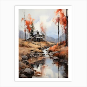 Cabin In The Woods 3 Art Print