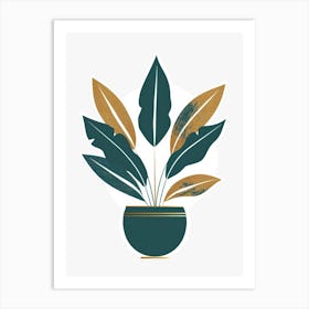 Plant In A Pot 62 Art Print