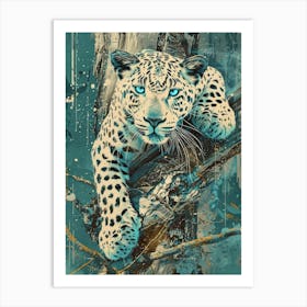 Leopard In The Tree 1 Art Print