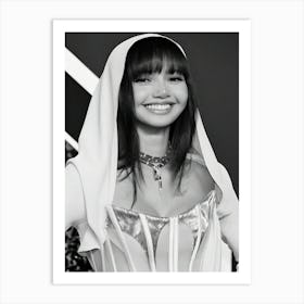 Lisa Of Blackpink Attend The 2024 Mtv Video Music Awards Art Print