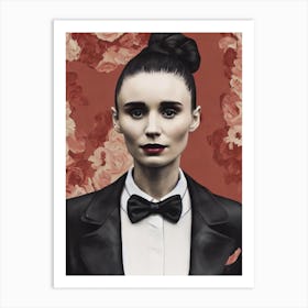 Rooney Mara Illustration Movies Art Print