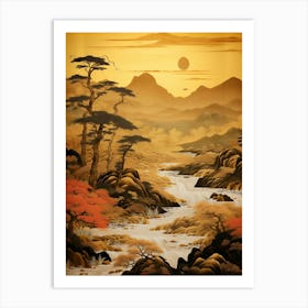 Japanese Landscape 15 Art Print