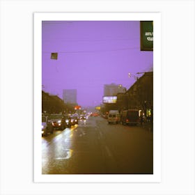 purple hour 1 Art Print