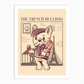 French Bulldog - Cute Dog Gift Art Print