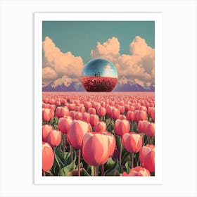 Pink Tulips 6 Art Print