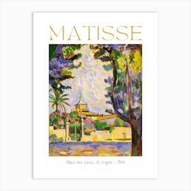 Henri Matisse Place Des Lices St Tropez 1904 France Art Poster Print in HD for Feature Wall Decor - Fully Remastered in High Definition Art Print