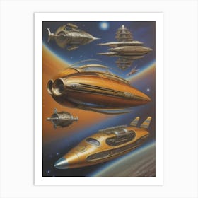 Ancient Space Shuttle Art Print