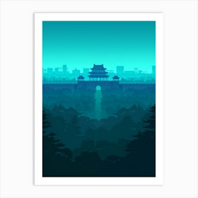 Chinese City Art Print