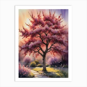 Cherry Blossom Tree 13 Art Print