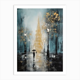 Rainy Day In Paris Art Print