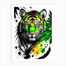 Tiger 5 Art Print