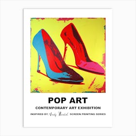 Poster High Heels Pop Art 4 Art Print