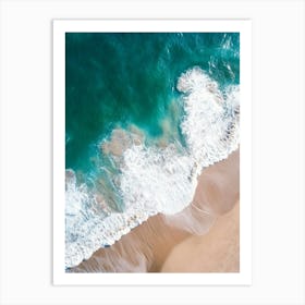 Aerial View Of The Beach 17 Art Print