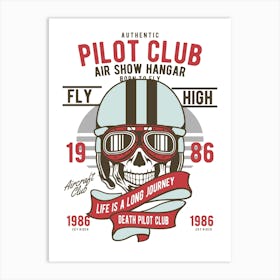 Pilot Club 1 Art Print