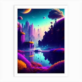 Iridescent Dreamscape Art Print