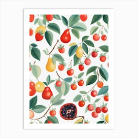 Fruit Pattern Art Print