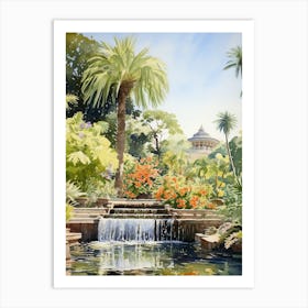 Huntington Library Art Collections And Botanicial Watercolour Art Print