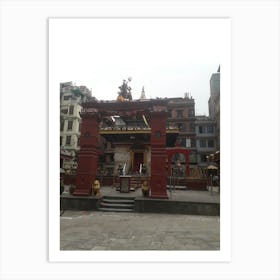 Pashupatinath 2 By Binod Dawadi Art Print