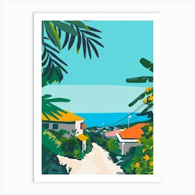 Ishigaki Japan Colourful Illustration Art Print