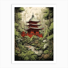 Shinto Shrines Japanese Style 6 Art Print