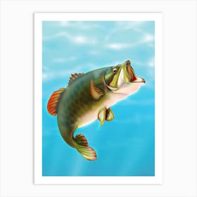 Largemouth Bass Art Print