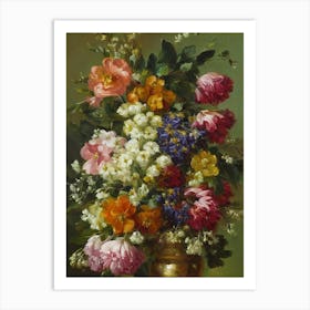 Alstromeria Painting 2 Flower Art Print