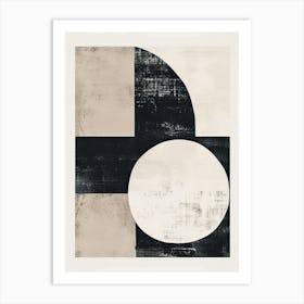 Conakry Stone Park Bauhaus Minimalist Art Print