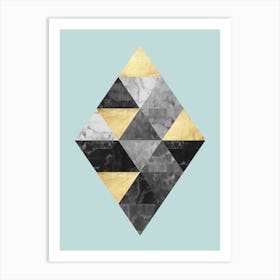 Texture geometry 1 Art Print