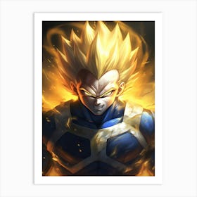 Dragon Ball Z Wallpaper 24 Art Print